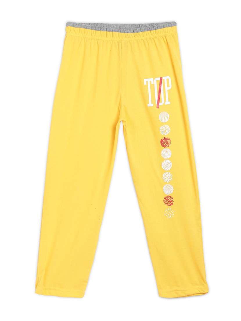 yellow cotton track wear