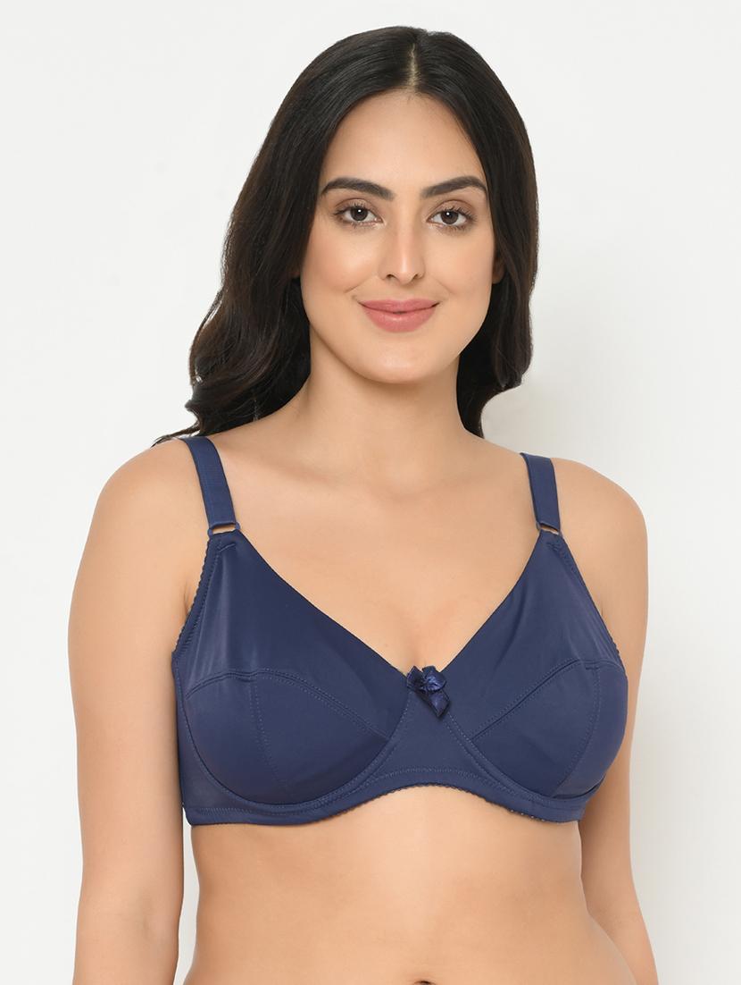 navy blue lightly padded t-shirt bra 