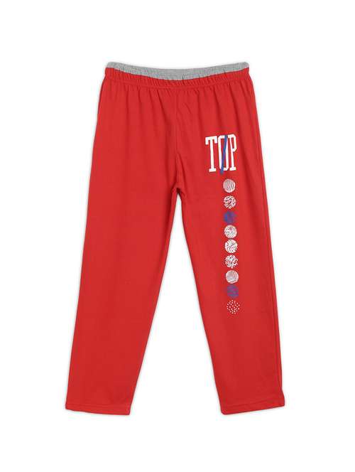 red cotton trackpant - 17245729 -  Standard Image - 0