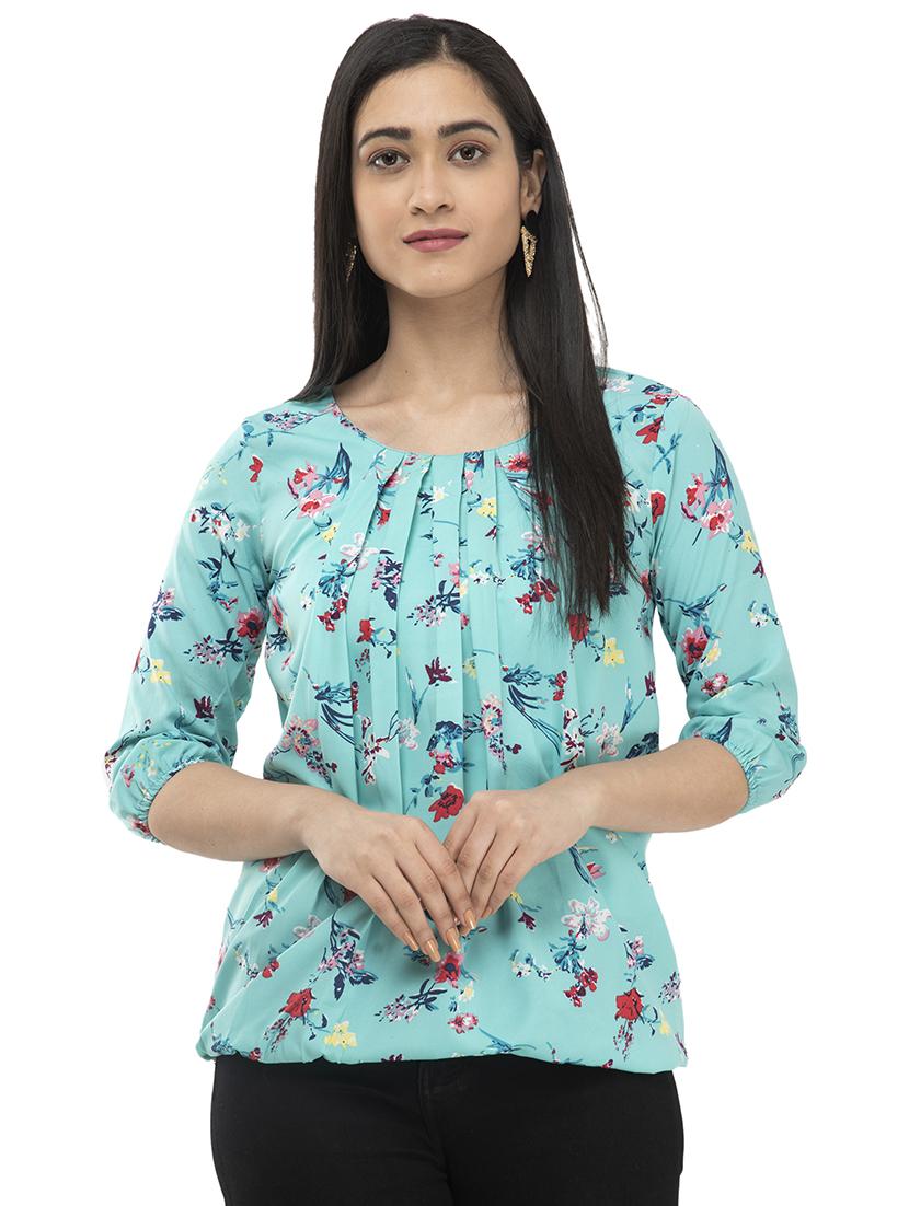 floral blouson top  - 17246567 -  Zoom Image - 0