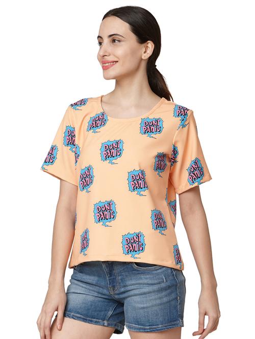 women's all over print round neck t-shirt - 17246664 -  Standard Image - 0