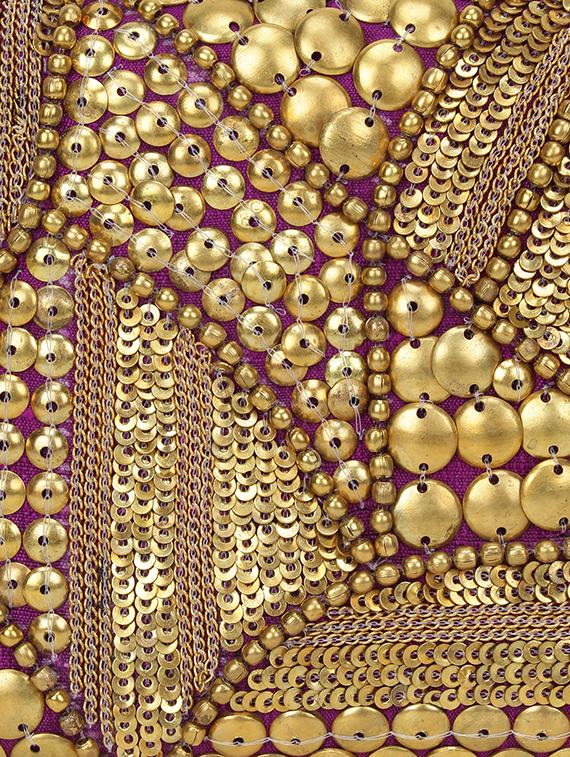 purple silk box clutch - 17255849 - Standard Image - 3