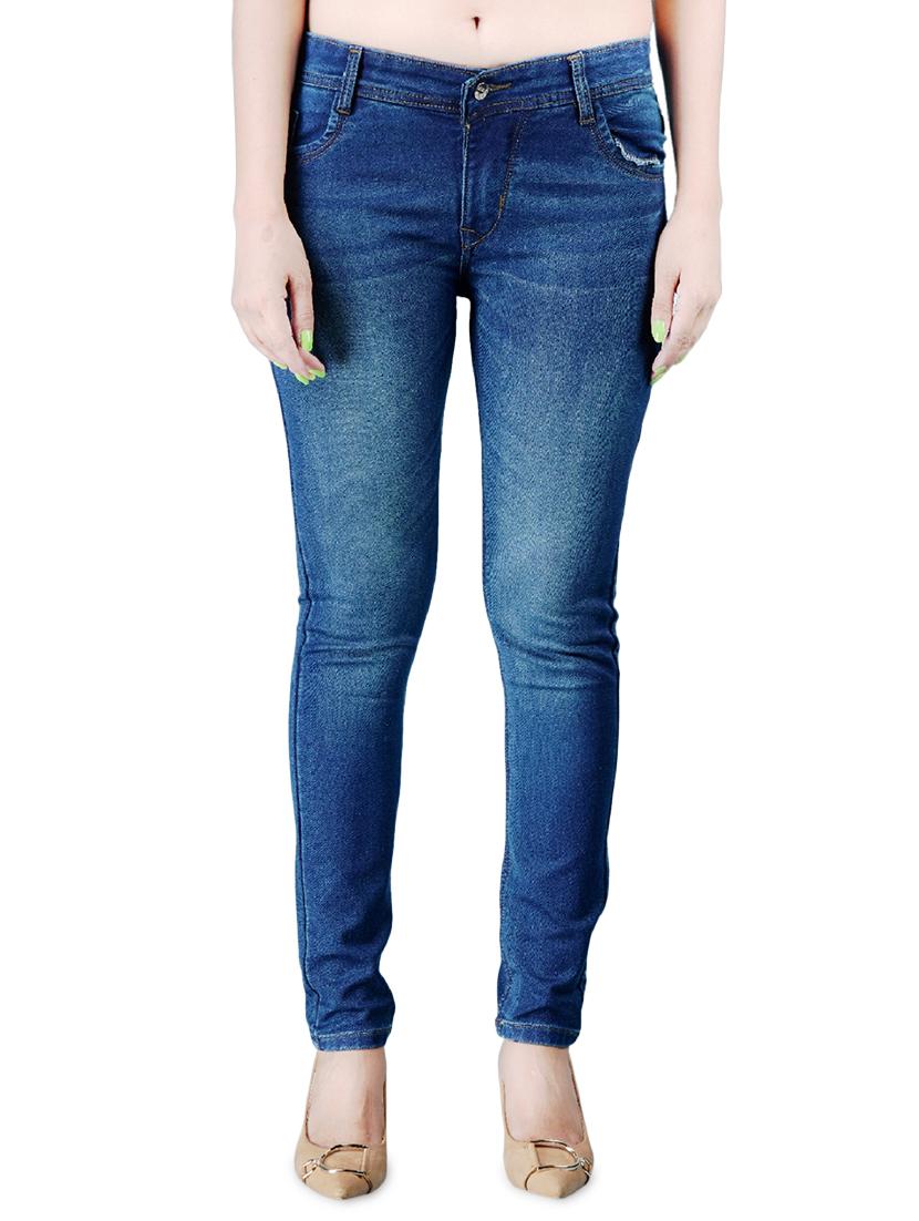women's plain slim fit jeans - 17256352 - Zoom Image - 0