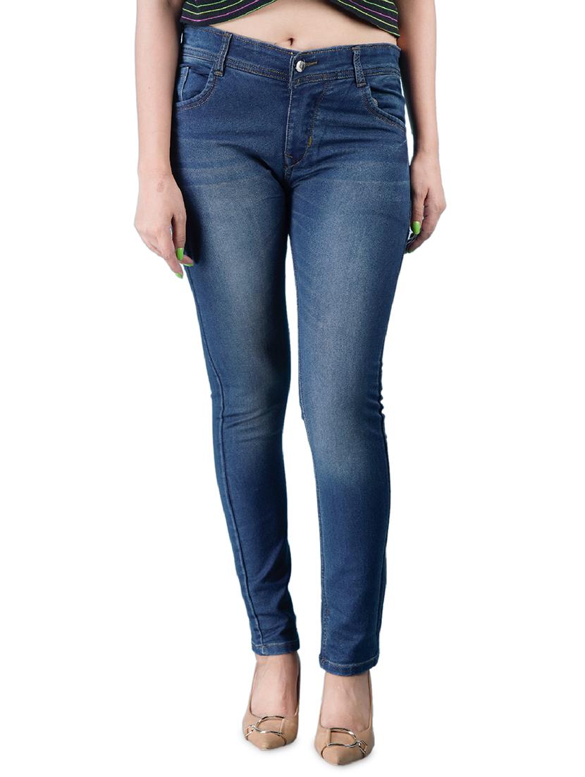 women's plain slim fit jeans - 17256353 - Zoom Image - 0
