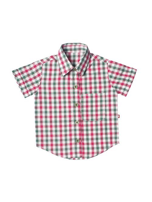 checkered cotton shirt - 17256469 - Standard Image - 0