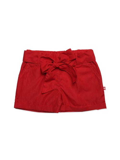 red cotton shorts & three fourth - 17256532 -  Standard Image - 0
