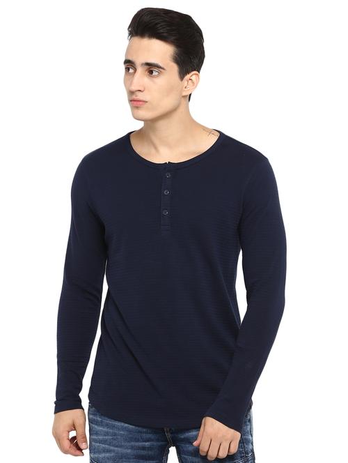 navy blue solid t-shirt - 17257905 -  Standard Image - 0