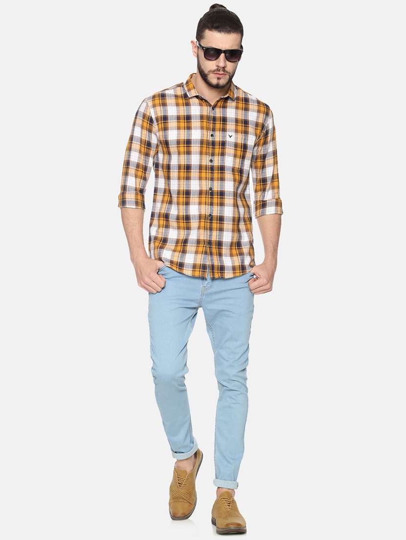 mens checks casual shirt - 17258342 -  Standard Image - 3