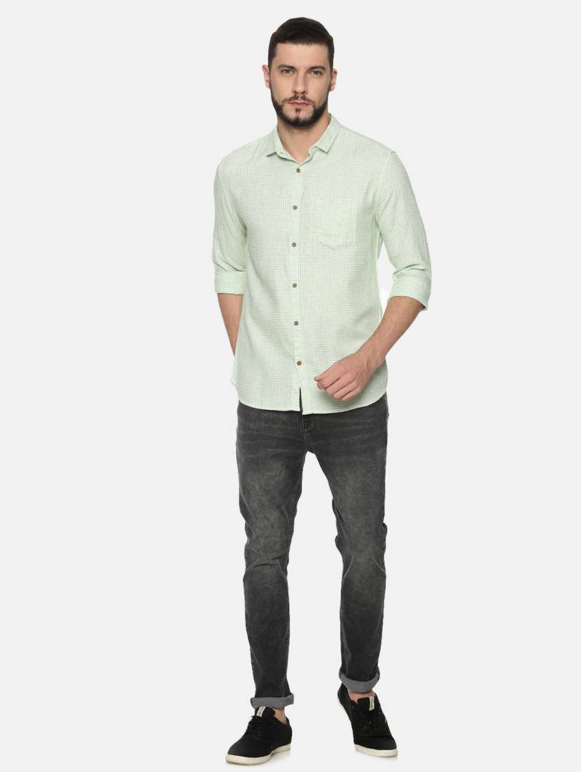 mens checks casual shirt - 17258358 -  Standard Image - 3