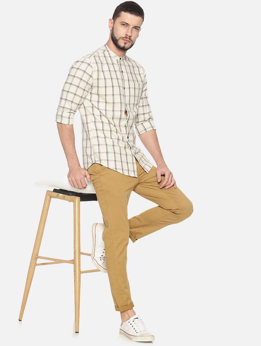 mens checks casual shirt - 17258363 -  Standard Image - 3