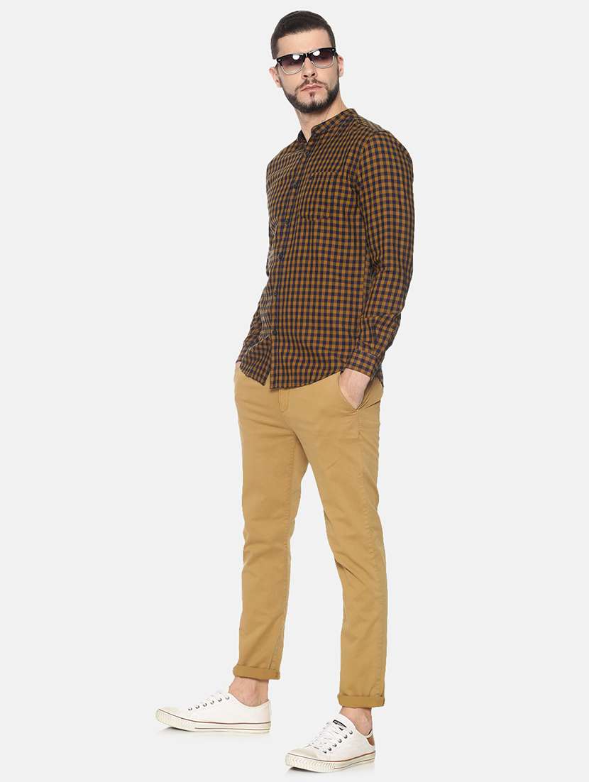 mens checks casual shirt - 17258368 -  Standard Image - 3