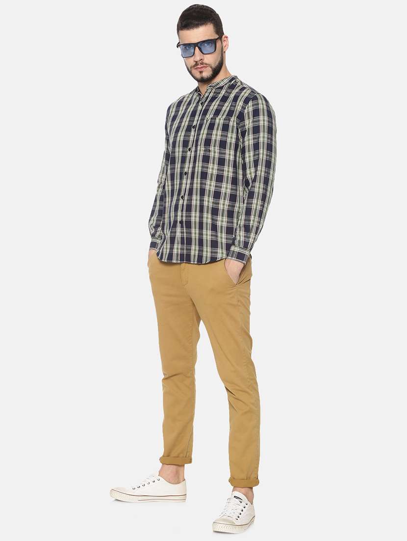 mens checks casual shirt - 17258369 -  Standard Image - 3