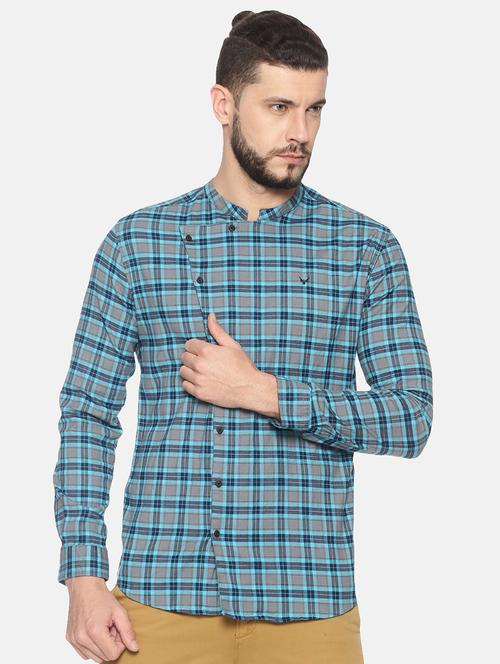 mens checks casual shirt - 17258389 - Standard Image - 0
