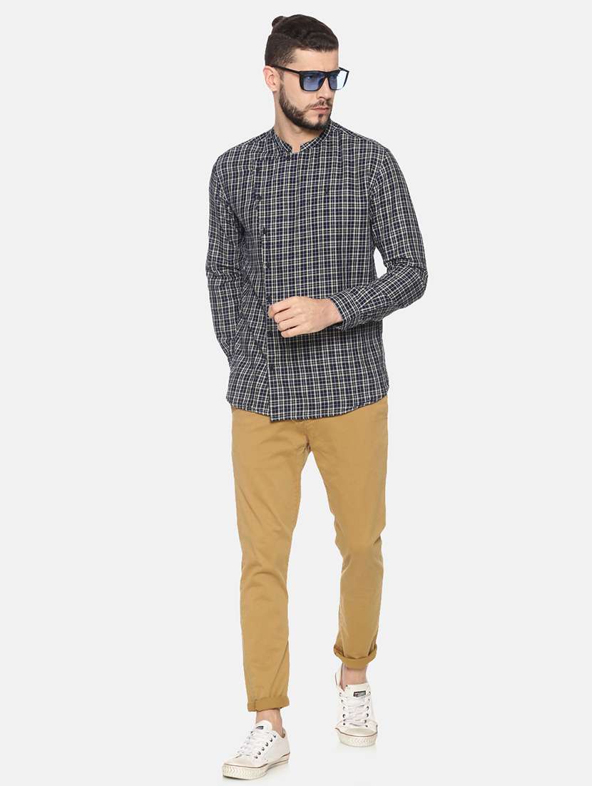 mens checks casual shirt - 17258392 -  Standard Image - 3
