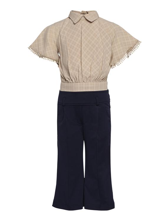 multi colored rayon full length sets twin & jump suit - 17258487 - Zoom Image - 0