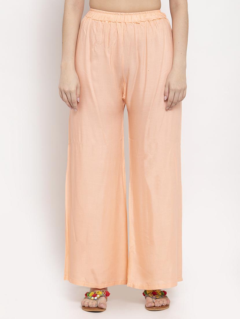 mid rise solid palazzo  - 17262091 -  Zoom Image - 0
