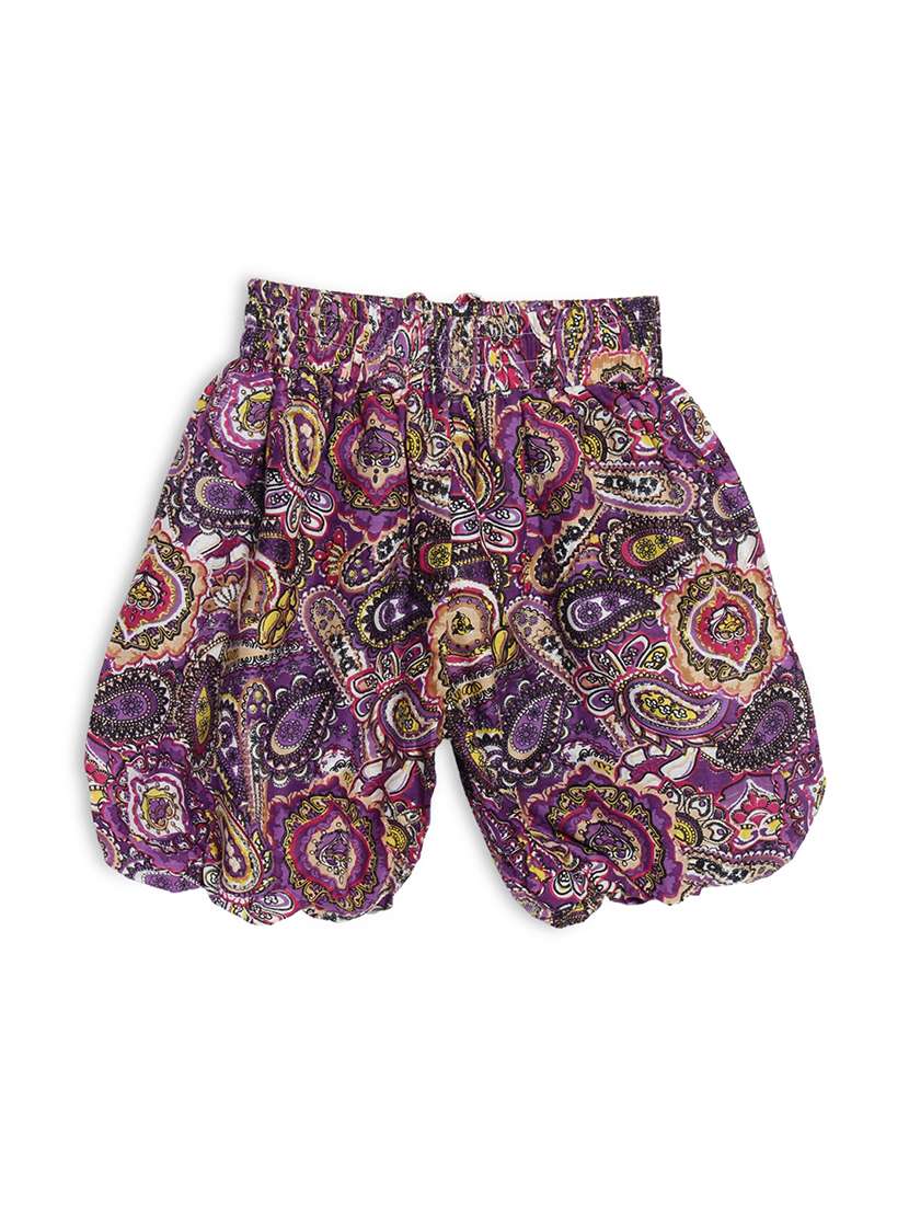 multi colored polyester regular shorts 
