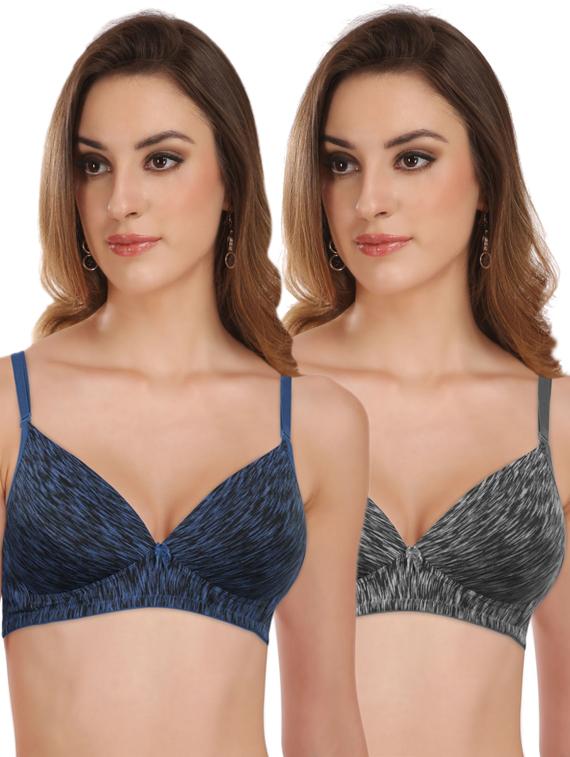 set of 2 detachable strap t-shirt bra - 17263326 -  Zoom Image - 0