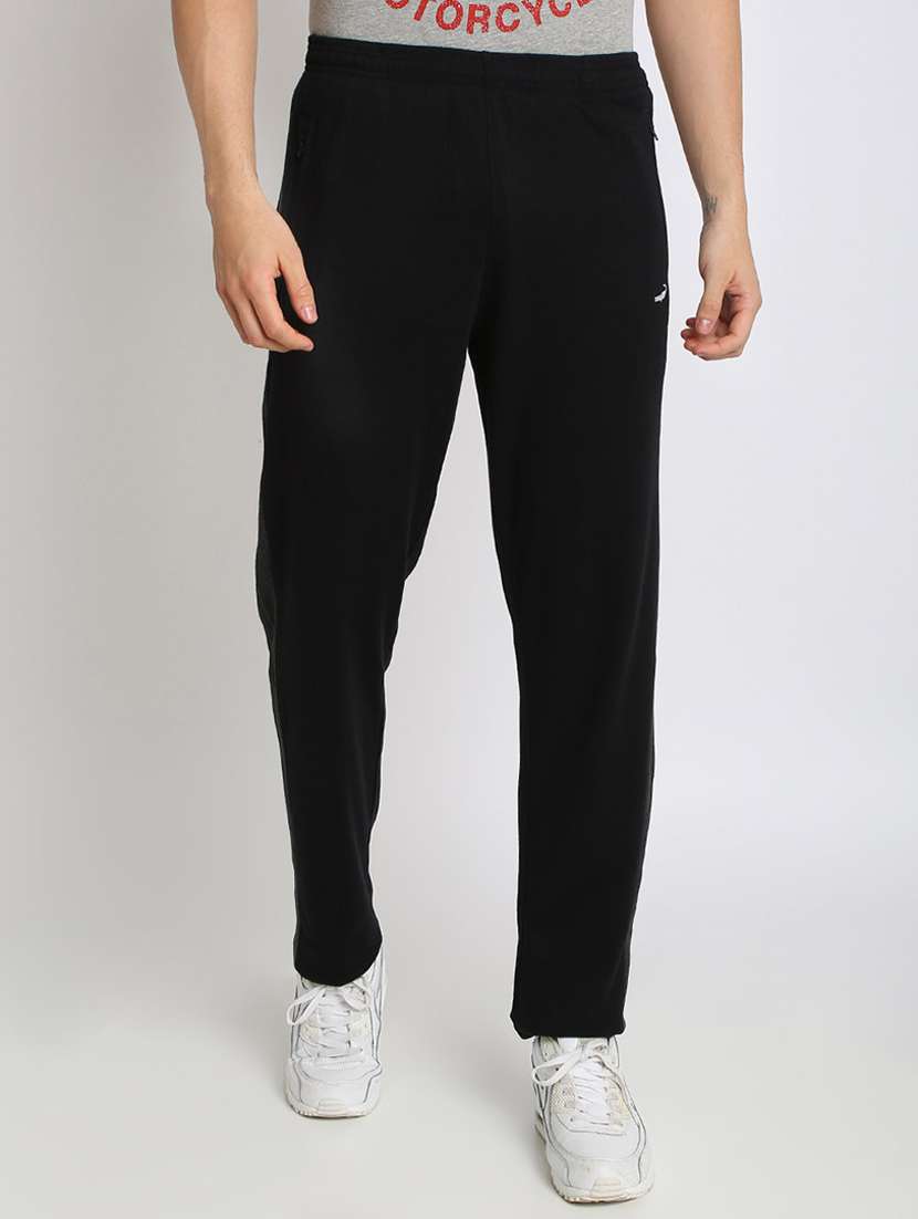 black side striped track pant