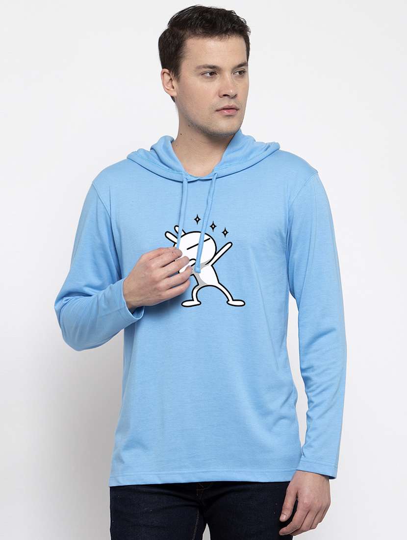 men front print long sleeve t-shirt - 17263832 - Zoom Image - 0