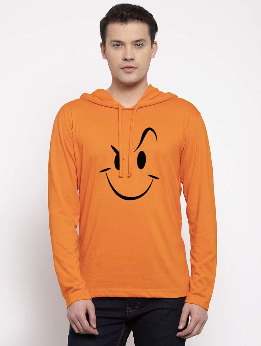 men long sleeve front print t-shirt - 17263835 -  Zoom Image - 0