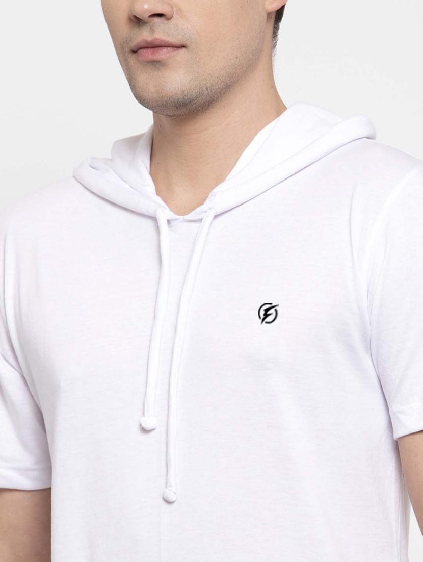 white solid t-shirt - 17263962 - Standard Image - 5