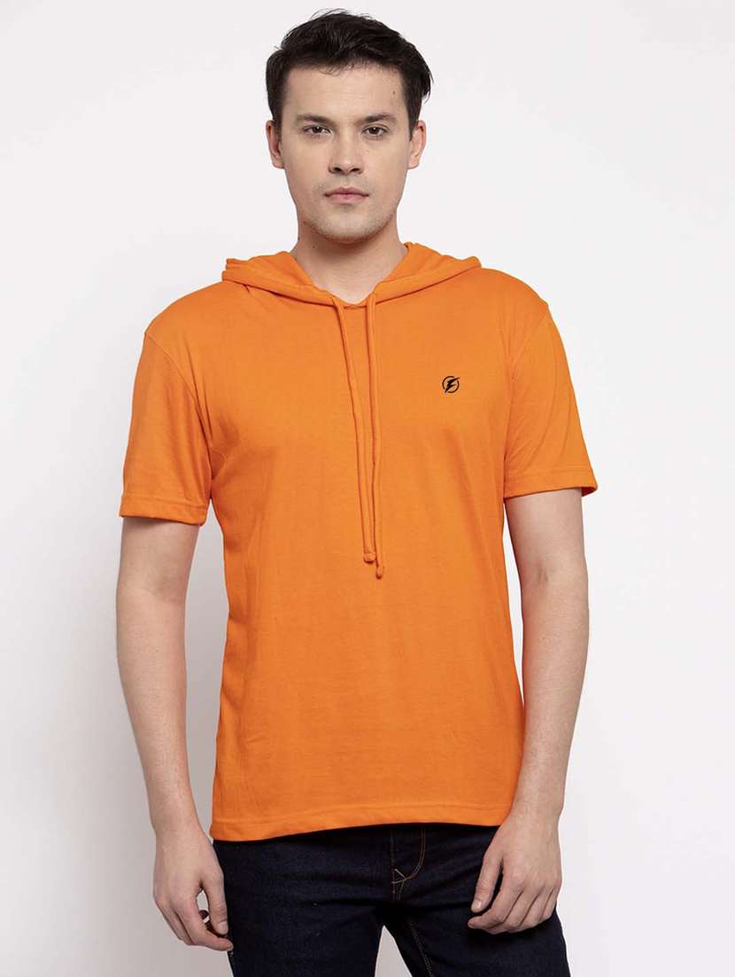 orange solid t-shirt - 17263966 - Zoom Image - 0