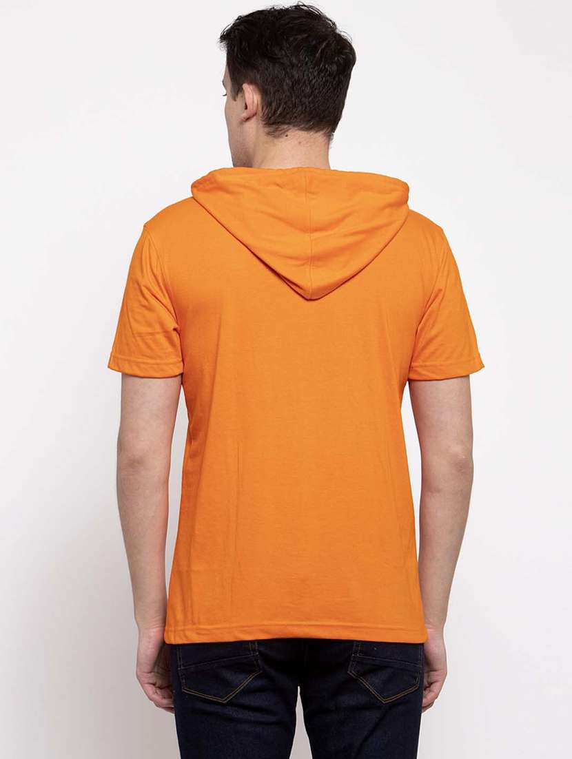 orange solid t-shirt - 17263966 - Standard Image - 3