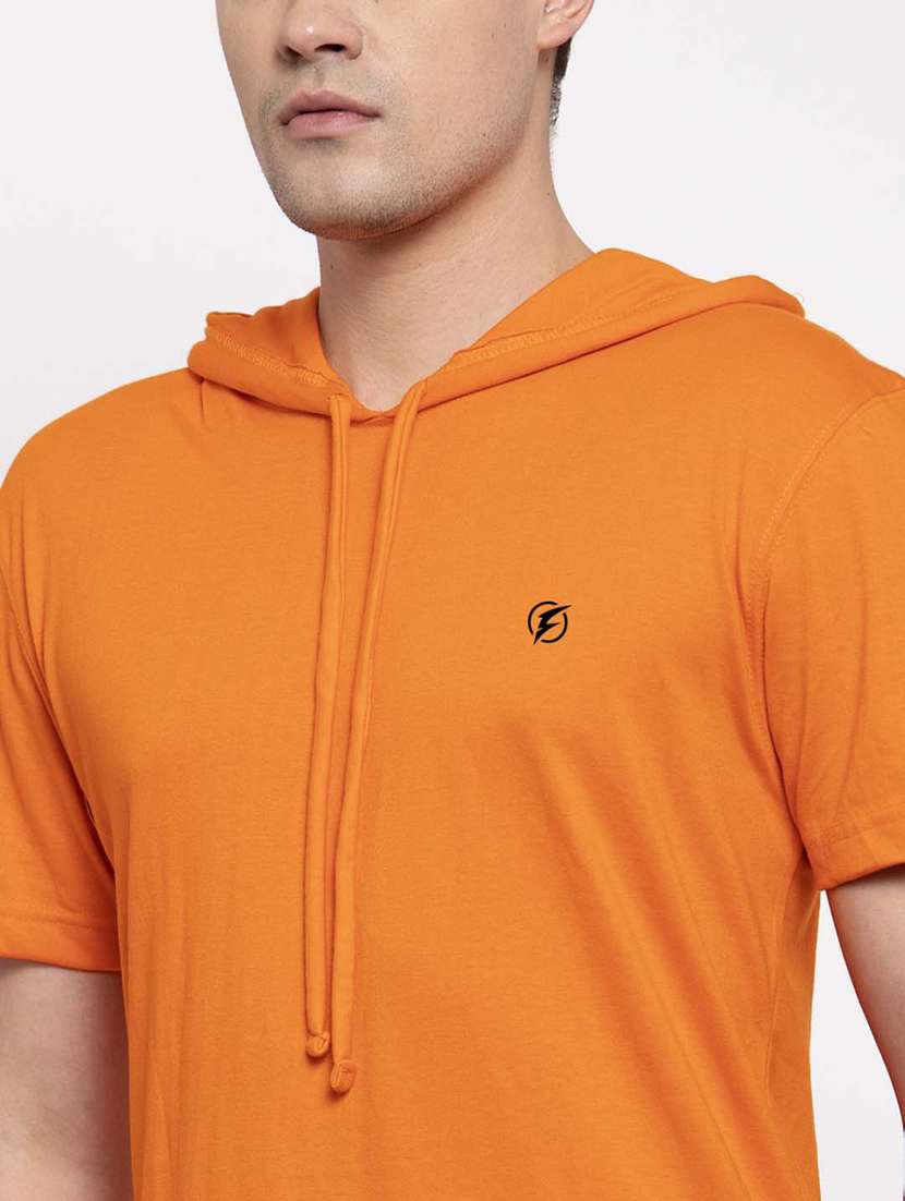 orange solid t-shirt - 17263966 - Standard Image - 5