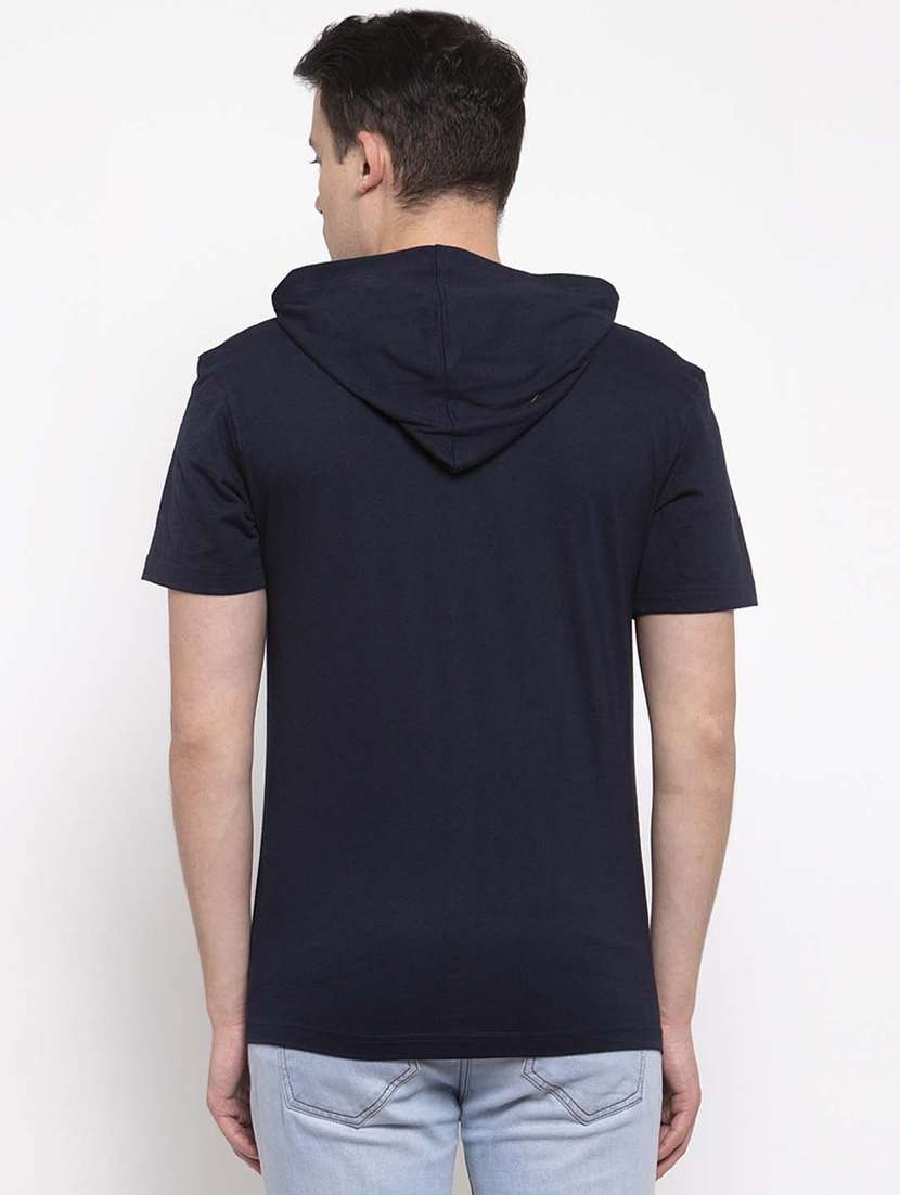 navy blue solid t-shirt - 17263968 -  Standard Image - 3