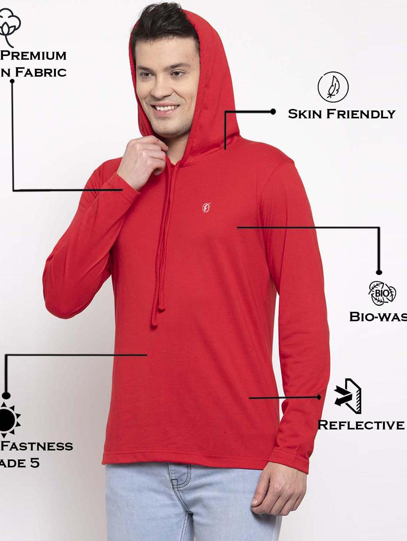 red solid t-shirt - 17263973 - Standard Image - 3
