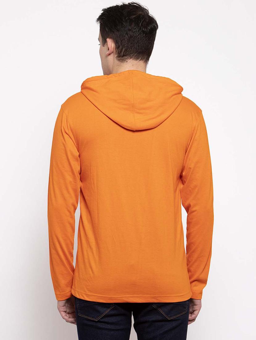 orange solid t-shirt - 17263976 - Standard Image - 3