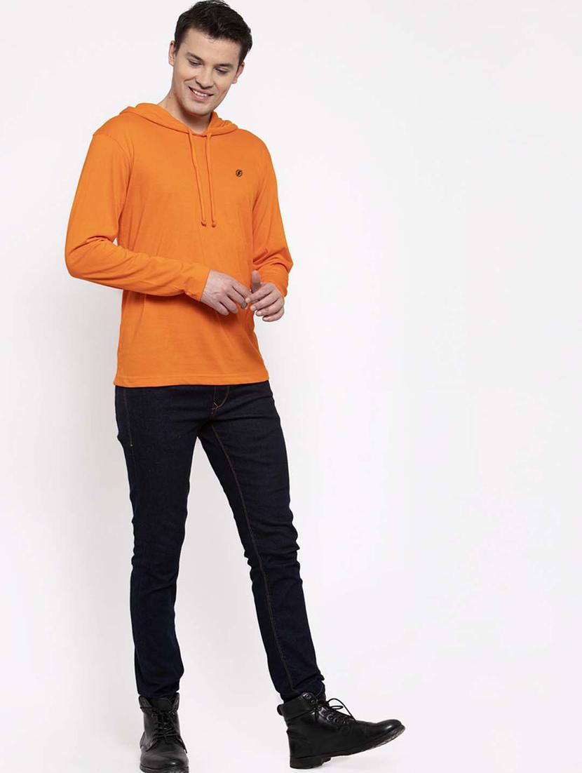orange solid t-shirt - 17263976 - Standard Image - 5
