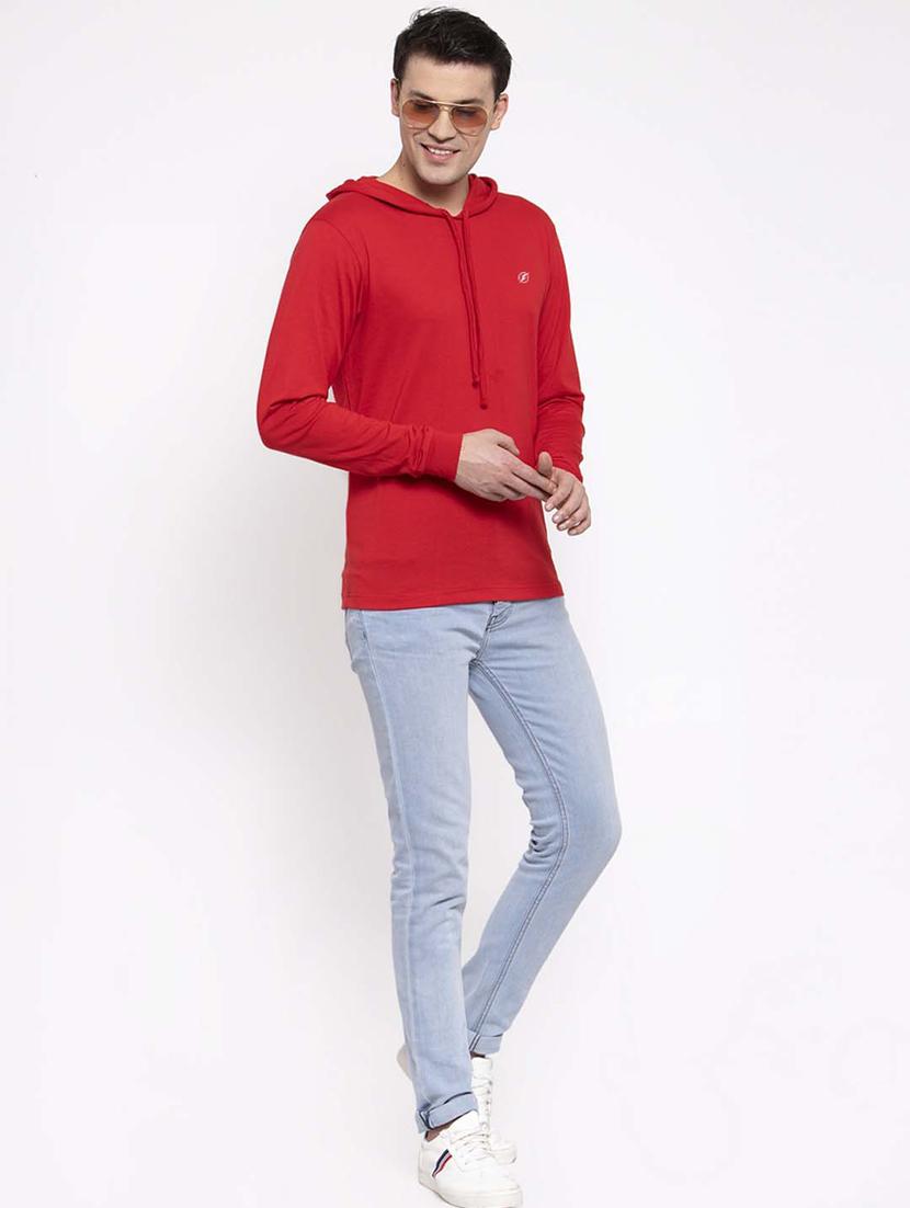 red solid t-shirt - 17263983 - Standard Image - 5