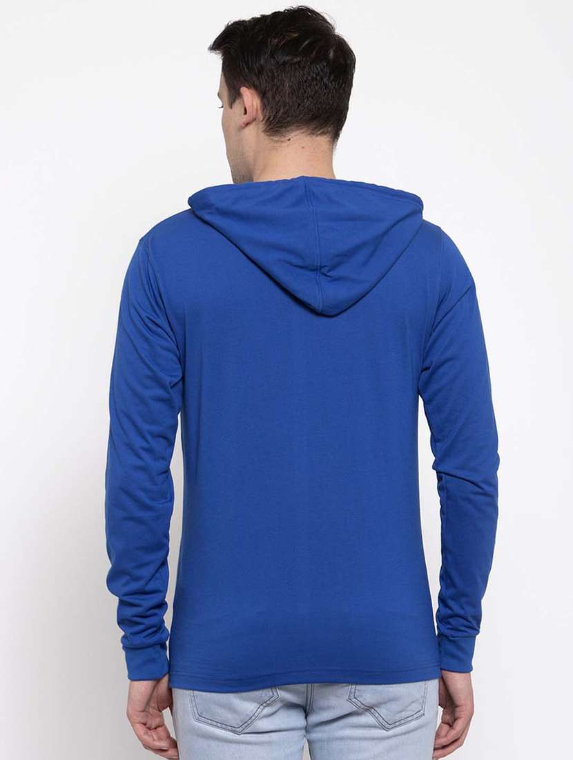 blue solid t-shirt - 17263984 -  Standard Image - 3