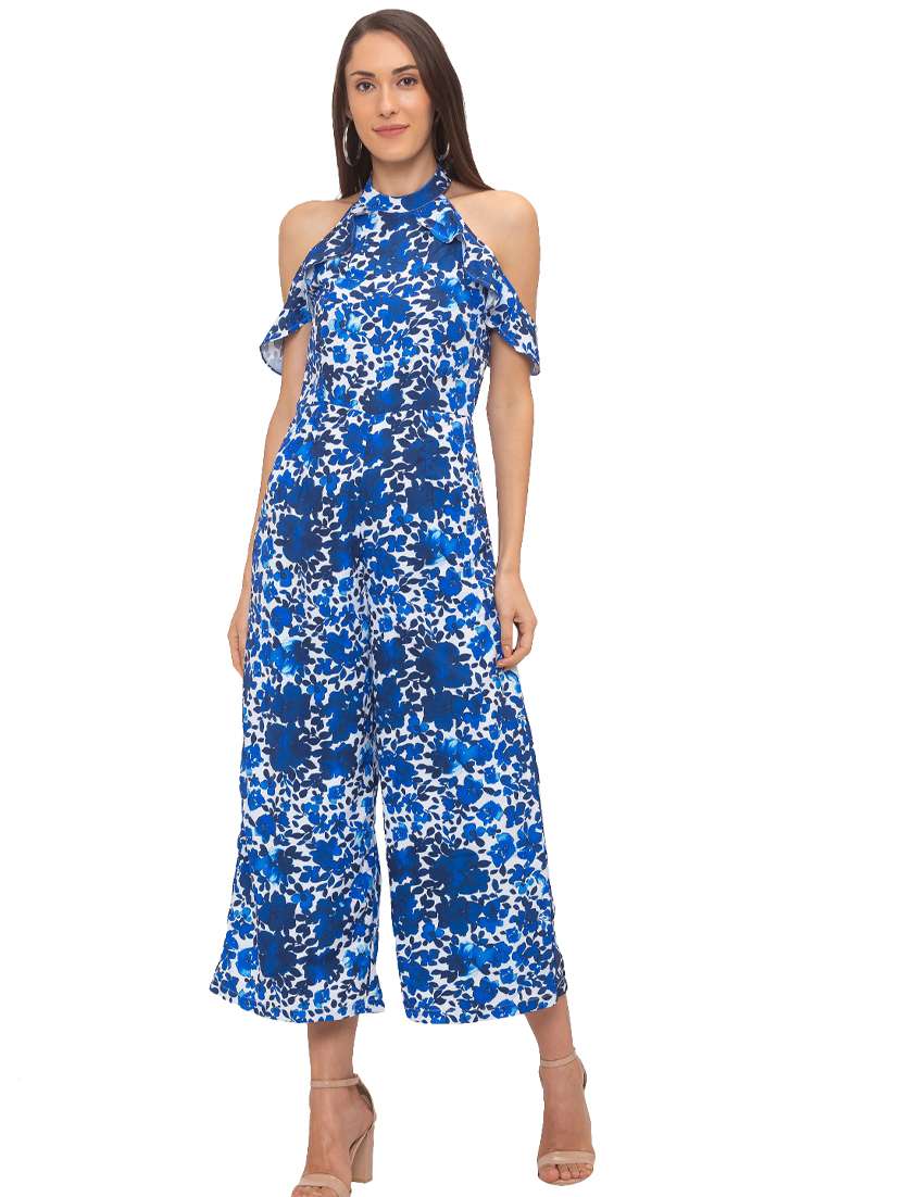 cold shoulder floral jumpsuit  - 17264106 -  Zoom Image - 0