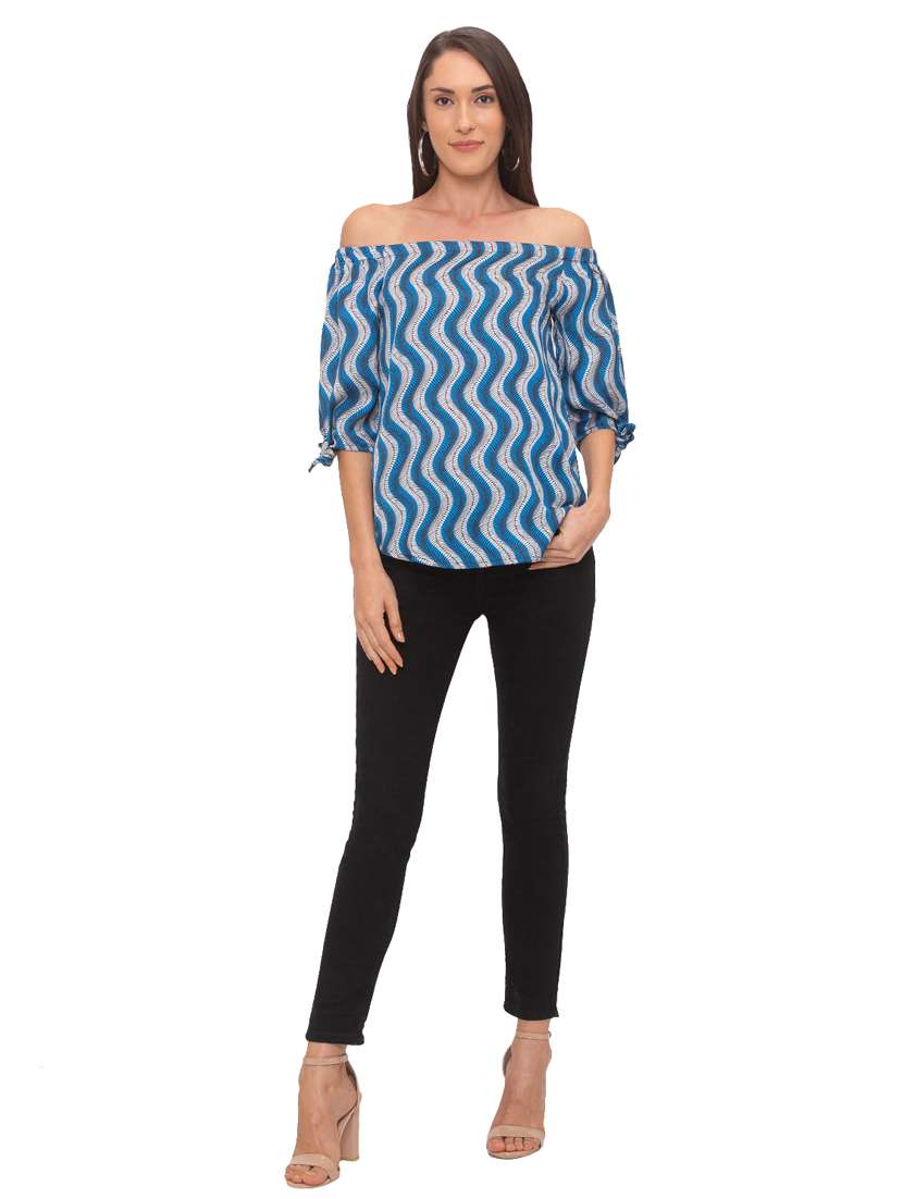 women's straight off shoulder top - 17264205 -  Standard Image - 3