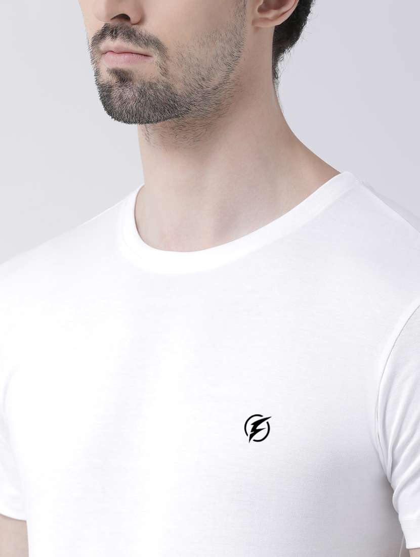 men round neck solid t-shirt - 17264516 -  Standard Image - 5