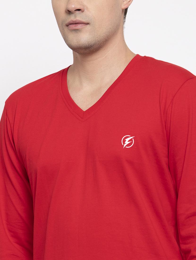 red solid t-shirt - 17264530 - Standard Image - 5