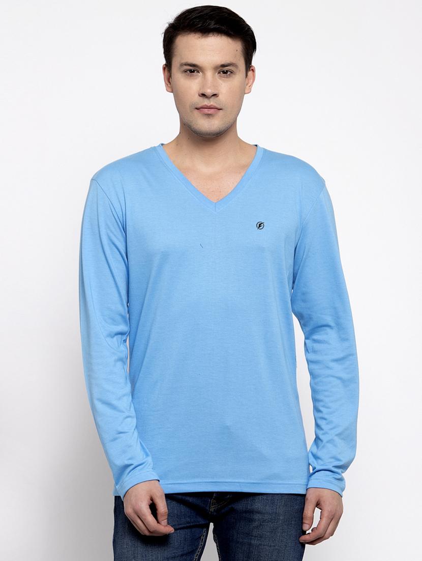 light blue solid t-shirt - 17264537 - Zoom Image - 0
