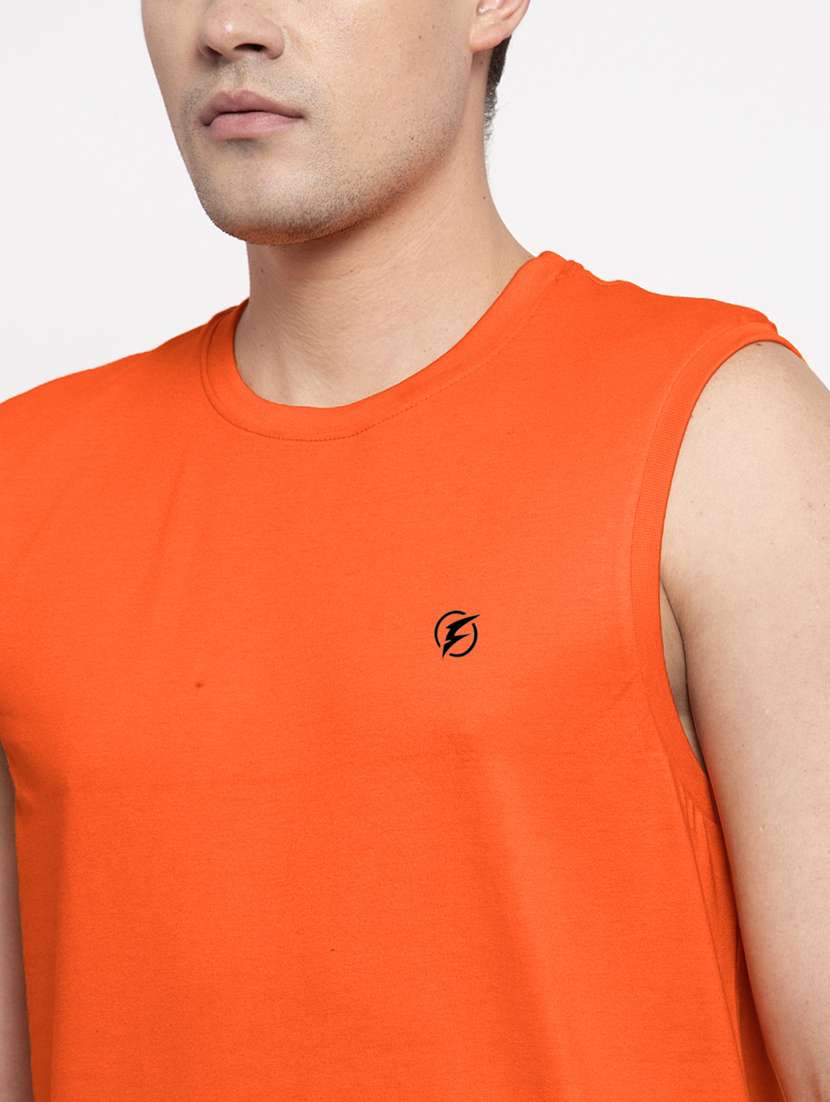 orange solid t-shirt - 17264569 -  Standard Image - 5