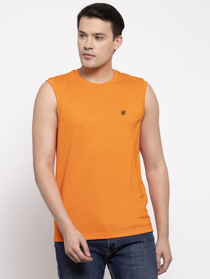 mustard solid t-shirt