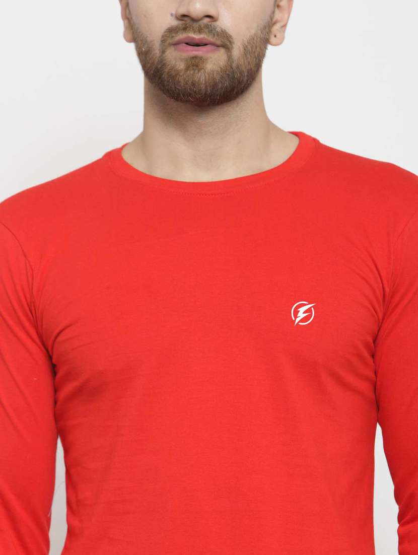 red solid t-shirt - 17264577 - Standard Image - 5