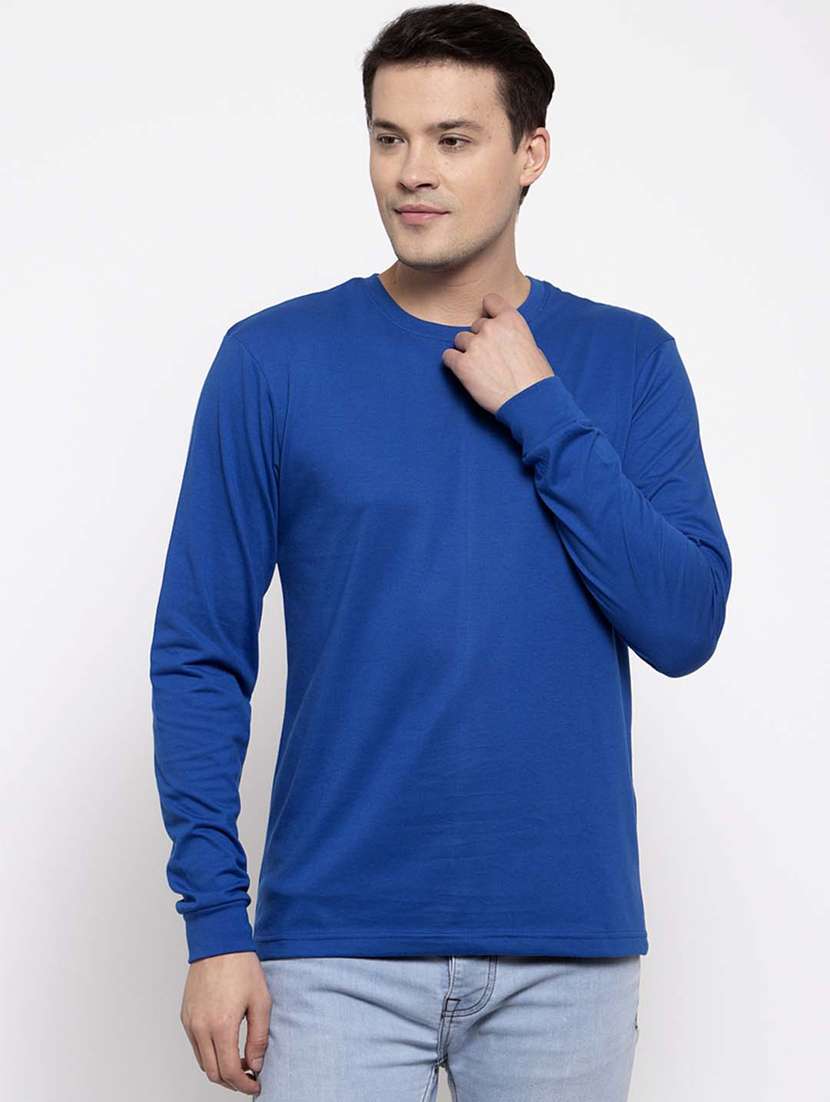 men solid round neck t-shirt - 17264578 -  Zoom Image - 0