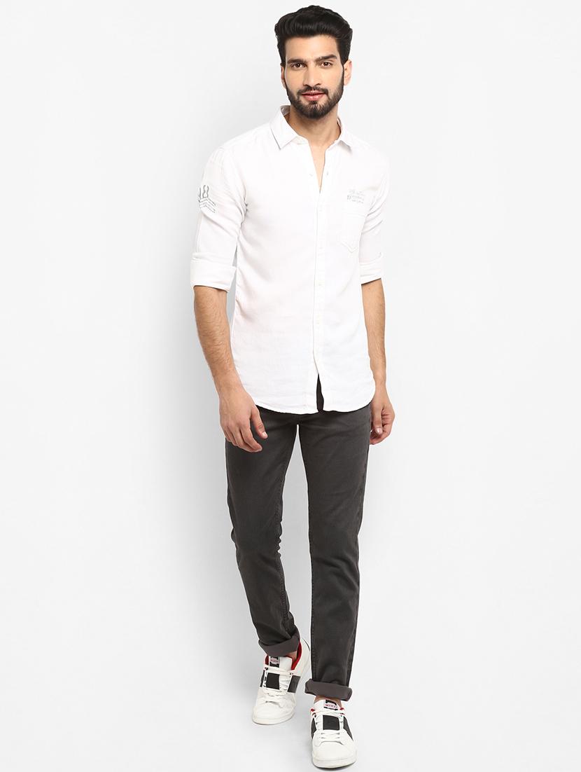 grey printed jeans - 17264665 - Standard Image - 3