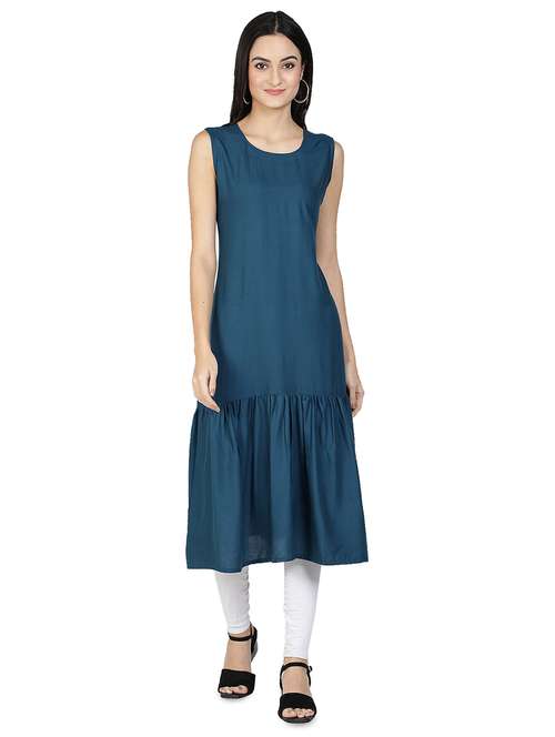 women's tiered kurta - 17265293 -  Standard Image - 0