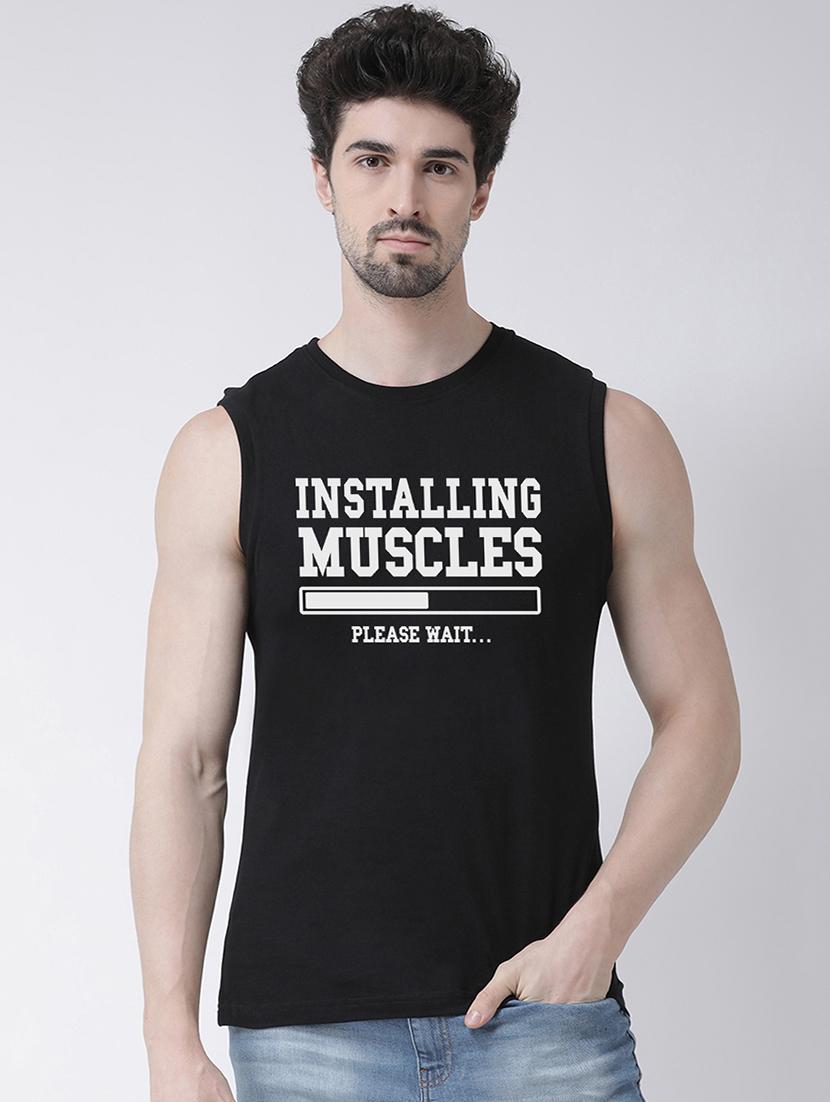 black chest print short sleeve t-shirt