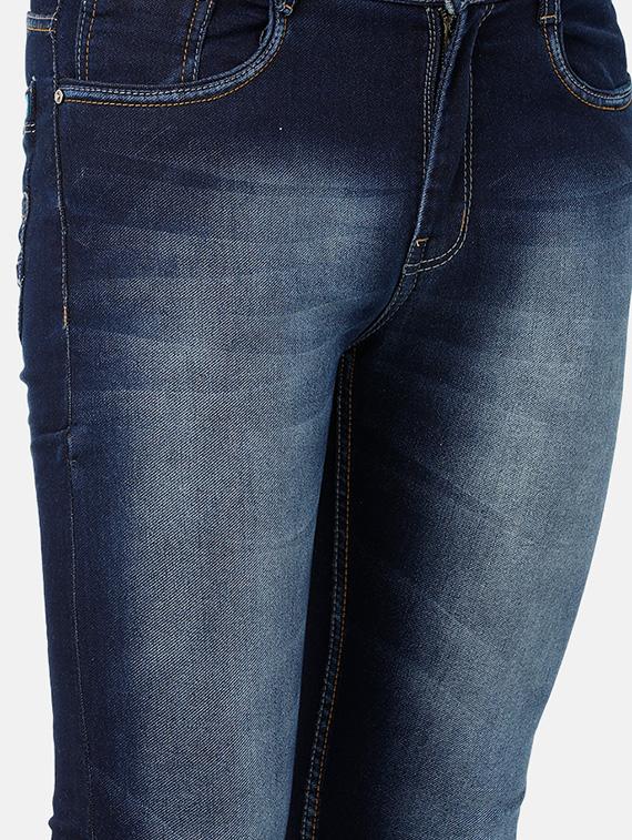 dark blue light washed denim jeans - 17271633 - Standard Image - 5