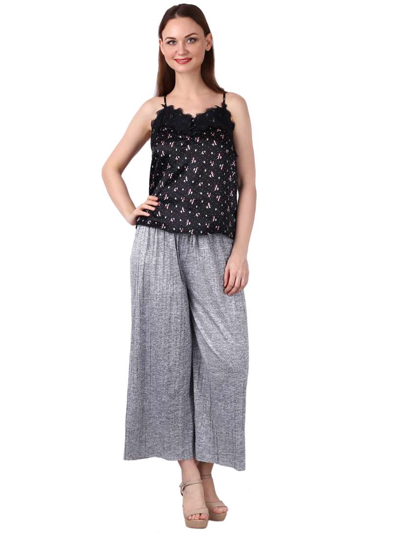 drawstring waist palazzo - 17272069 - Standard Image - 3