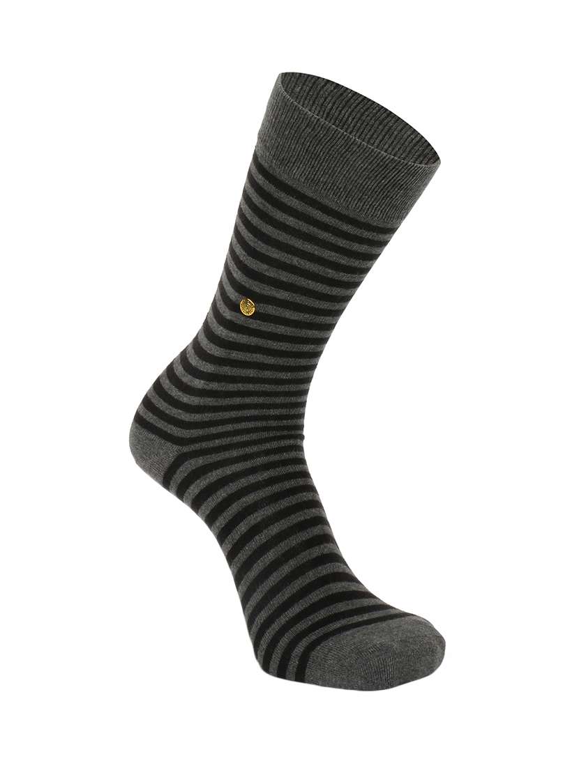 grey cotton above ankle length sock